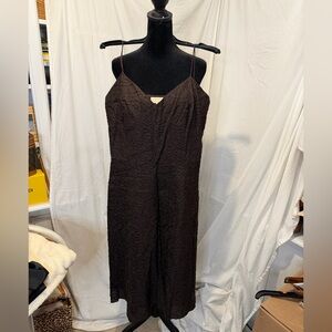 Michael Kors Dark Brown Embroidered Dress 👗 2 piece